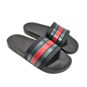 red rubber gucci slides